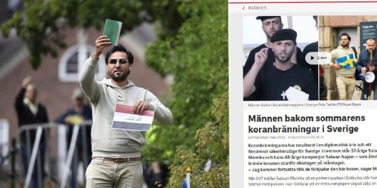 İsveç devlet televizyonu yayınladı! İşte Kur’an-ı Kerim’e atak düzenleyen provokatörün gerçek yüzü…