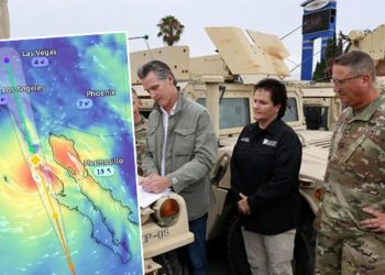 Kaliforniya’da Hilary Kasırgası alarmı: OHAL ilan edildi