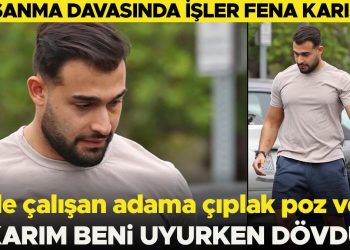 ‘Karım beni uyurken dövdü… Konutta çalışan adama çıplak pozlarını çektirdi’: Boşanma davasında işler kötü karıştı!