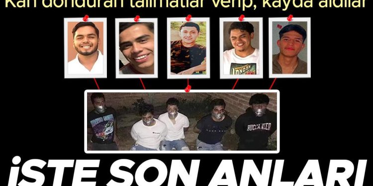 Kartel kan donduran talimatlar verip hepsini kayda aldı! 5 öğrencinin son imajları şok tesiri yarattı…
