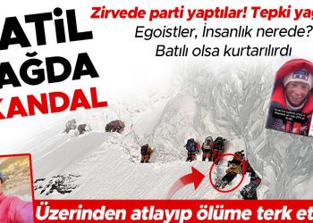 ‘Katil dağ’da skandal: Üzerinden atlayıp vefata terk ettiler! Reaksiyon yağıyor: Batılı olsa kurtarılırdı…