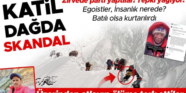 ‘Katil dağ’da skandal: Üzerinden atlayıp vefata terk ettiler! Reaksiyon yağıyor: Batılı olsa kurtarılırdı…