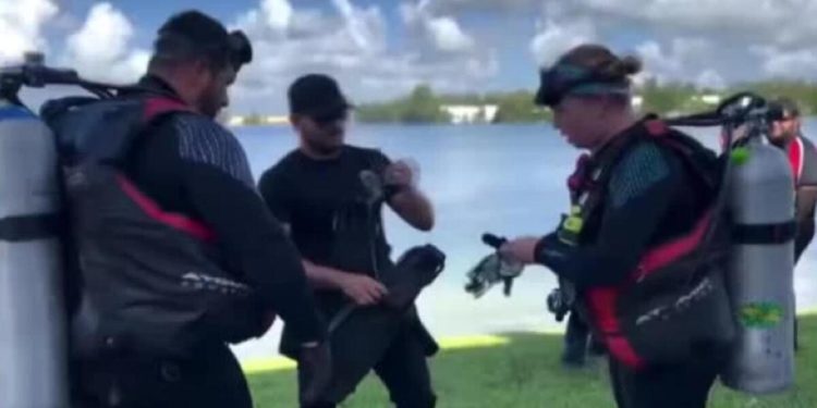 Kayıp olayları araştıran dalgıçlar göl tabanında 32 araç buldu