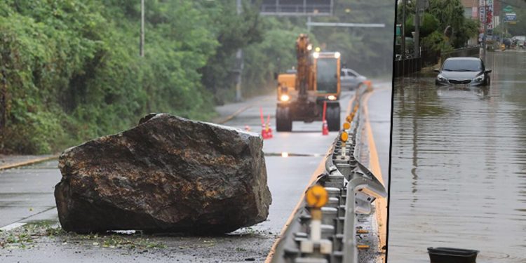 Khanun Tayfunu Güney Kore’de hayatı felç etti: 10 binden fazla kişi tahliye edildi
