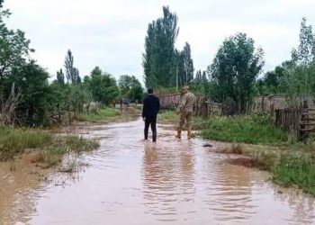 Kırgızistan’da sel: Onlarca mesken sular altında kaldı