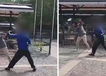 Kur’an-ı Kerim yakan provokatör Momika sokak ortasında dayak yedi