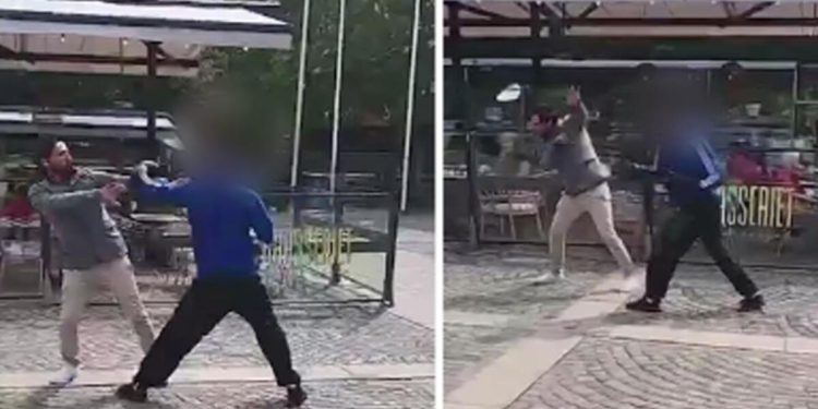 Kur’an-ı Kerim yakan provokatör Momika sokak ortasında dayak yedi