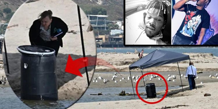 Plaja vuran varilin içinde bulunan cansız vücudun sahibi rap sanatkarı çıktı!