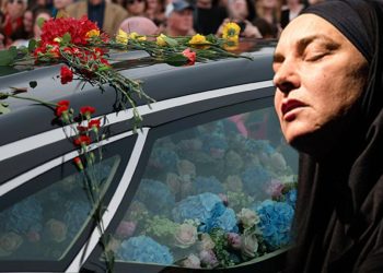 Sinead O’Connor İslami yöntemlere uygun formda toprağa verildi… İrlanda Cumhurbaşkanı da yer aldı