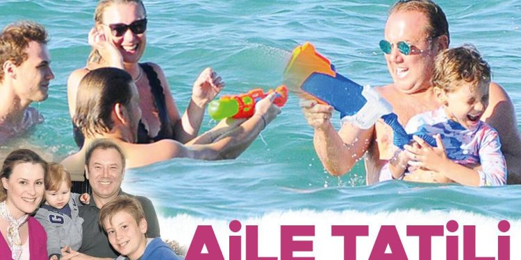 Şoray Uzun eşi ve çocuklarıyla tatilde