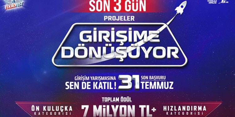 TEKNOFEST Teşebbüs Yarışı Başvurusu için Son 3 Gün