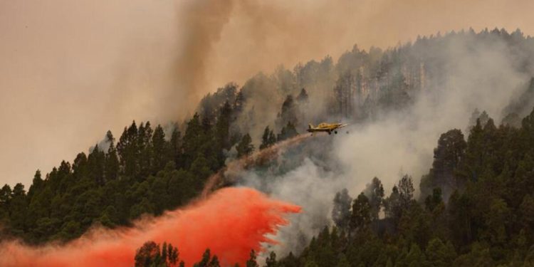Tenerife Adası alev alev! 17 uçak, 350 itfaiyeci alarmda…