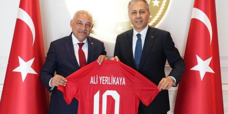 TFF Lideri Mehmet Büyükekşi’den, İçişleri Bakanı Ali Yerlikaya’ya ziyaret