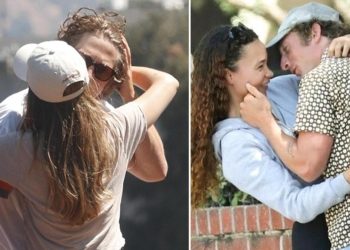 Ünlü aktör eşinden ayrılır ayrılmaz model sevgilisiyle sokaklarda sarmaş dolaş