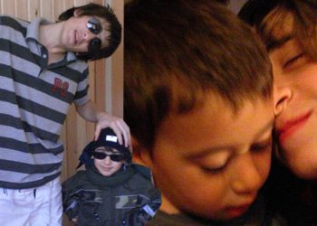 Ünlü oyuncu kardeşiyle fotoğrafını paylaştı… Artık 20 yaşında!