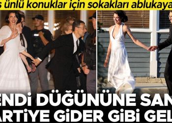 Yıldız oyuncu ve müzisyen sevgilisi evlendi… Polisler sokakları kapattı: Düğünün ünlü konuklarına özel koruma!