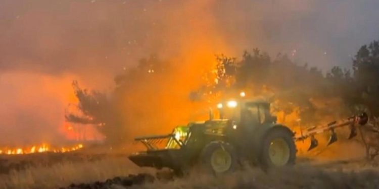 Yunanistan’da kâbusun yeni adresi Dedeağaç… Orman yangını 3 gündür devam ediyor