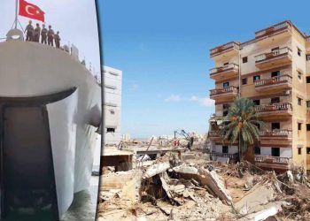 360 vazifeli afet bölgesinde… Türk yardım gemileri Libya’da