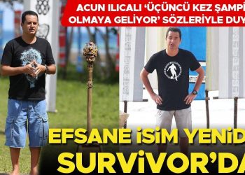 Acun Ilıcalı, Survivor’da yarışacak yedinci ismi duyurdu: Üçüncü kere şampiyon olmak için geliyor!
