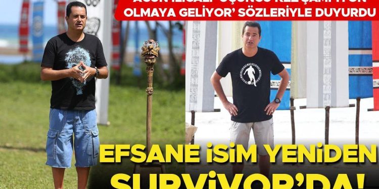 Acun Ilıcalı, Survivor’da yarışacak yedinci ismi duyurdu: Üçüncü kere şampiyon olmak için geliyor!