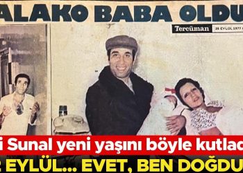 Ali Sunal yeni yaşını bu türlü kutladı: 22 Eylül… Evet, ben doğdum!