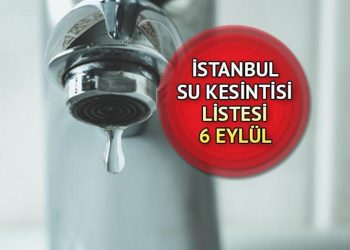 Arnavutköy’de sular ne vakit, saat kaçta gelecek? İşte 6 Eylül İSKİ su kesintisi listesi