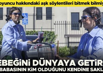 Aşk söylentileri bitmek bilmiyordu,,,, Bebeğini dünyaya getirdi… Ancak babasını kimseye söylemiyor