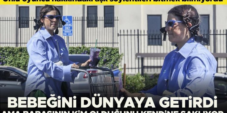 Aşk söylentileri bitmek bilmiyordu,,,, Bebeğini dünyaya getirdi… Ancak babasını kimseye söylemiyor