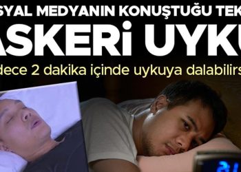 ‘Askeri uyku’ tekniği ile yalnızca 2 dakikada uykuya dalabilirsiniz! Uykusuzluk çekenler dikkat…