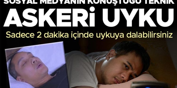 ‘Askeri uyku’ tekniği ile yalnızca 2 dakikada uykuya dalabilirsiniz! Uykusuzluk çekenler dikkat…