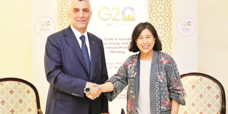 Bakan Bolat G-20 Ticaret ve Yatırım Bakanları Zirvesi’nde: Jaypur’da yatırım temasları