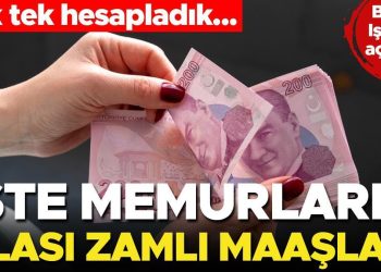 Bakan Işıkhan açıkladı… İşte memurların alacakları artırımlı maaşlar