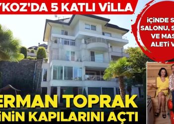 Beykoz’da 5 katlı villa… Ferman Toprak meskeninin kapılarını açtı!