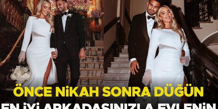 Bir buçuk yıl evvel nikah artık de düğün: En âlâ arkadaşınızla evlenin!