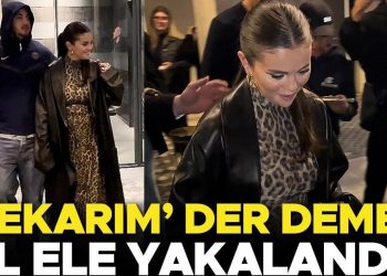 Bu işte bir tuhaflık var… Evvel bekarım dedi sonra gizemli bir adamla el ele yakalandı!