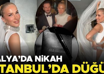 Burcu Esmersoy ile Nazım Akmandil’den İtalya’da nikah, İstanbul’da düğün