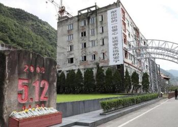 Çin sarsıntı bölgesini açık hava müzesine çevirdi