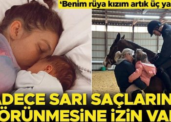 Daha annesinin karnında ünlendi ancak yüzünü gören kimse yok: Sarı saçlı düş çocuk artık üç yaşında!