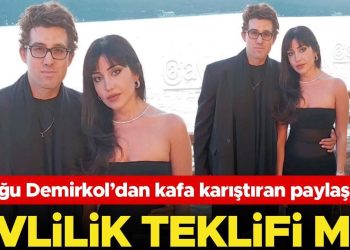 Doğu Demirkol’dan baş karıştıran paylaşım! Evlilik teklifi mi?