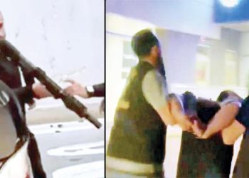 Düğün magandasına aksi kelepçe