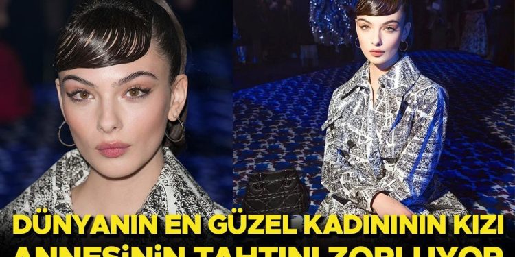 Dünyanın en hoş bayanının kızı annesinin tahtını sallıyor