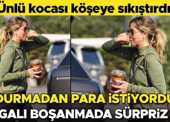 Durmadan para istiyordu… Ünlü kocası köşeye sıkıştırdı, o da boyun eğdi: Hengameli boşanmada sürpriz son!