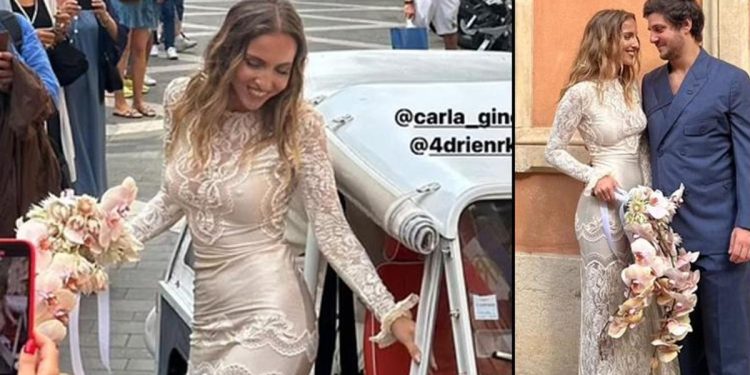 Eski futbolcu kızını evlendirdi: Bu ne dağınıklık böyle! Güya yataktan fırlayıp nikaha koşmuşlar!