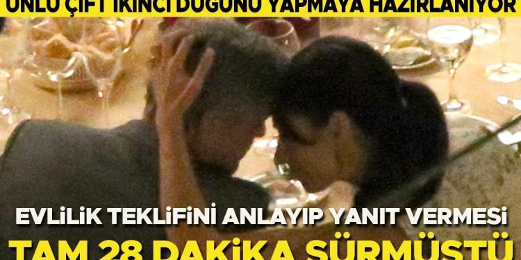 Evlilik teklifini anlayıp yanıtlaması 28 dakika sürmüştü: Ünlü çift ikinci düğünü yapmaya hazırlanıyor