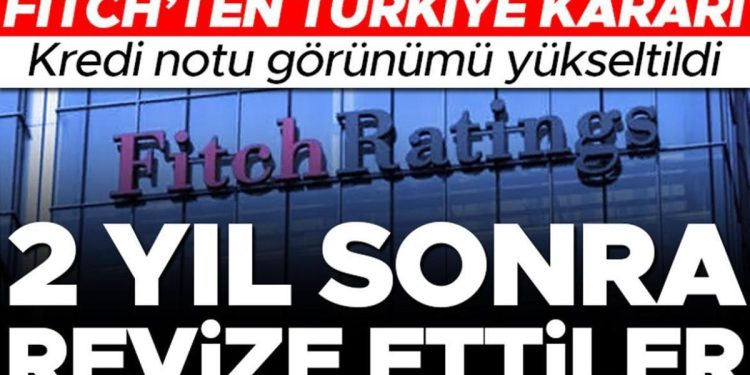 Fitch Ratings’ten 2 yıl sonra gelen revize: Türkiye’nin kredi notunu görünümünü negatiften durağana çıkardı