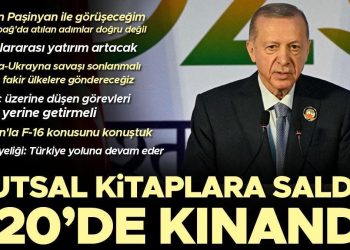 G20 sonrası Erdoğan’dan kıymetli bildiriler: AB üyesi ülkeler bizi 50 yıldır oyaladı… Kutsal kitaplara hücum G20’de kınandı