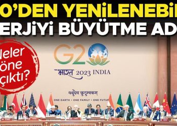 G20’den yenilenebilir enerjiyi büyütme adımı