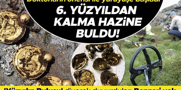 Hekimleri yürüyüşe çıkmasını önerdi, 6. yüzyıldan kalma az bir hazineyi buldu! ‘Yüzyılın Buluşu’ diyerek duyurdular…