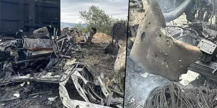 Karabağ’dan acı haber… Olay yerine giden polis aracının geçişi sırasında mayın patladı: 4 meyyit