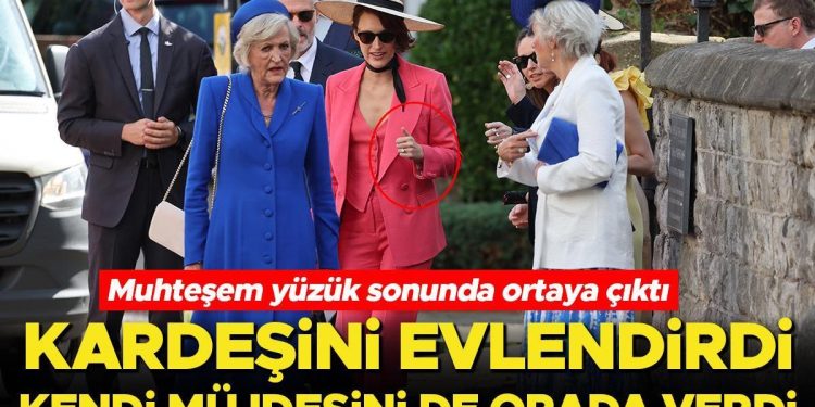 Kardeşini evlendirdi… Kendi evlilik muştusunu de düğünde verdi!